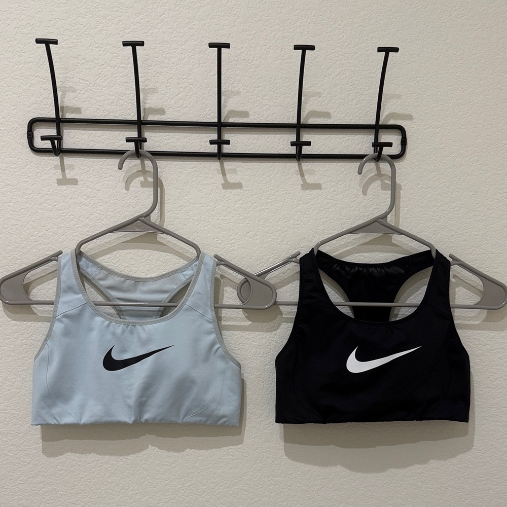 Nike Black and Light Blue Sports Bras Bundle